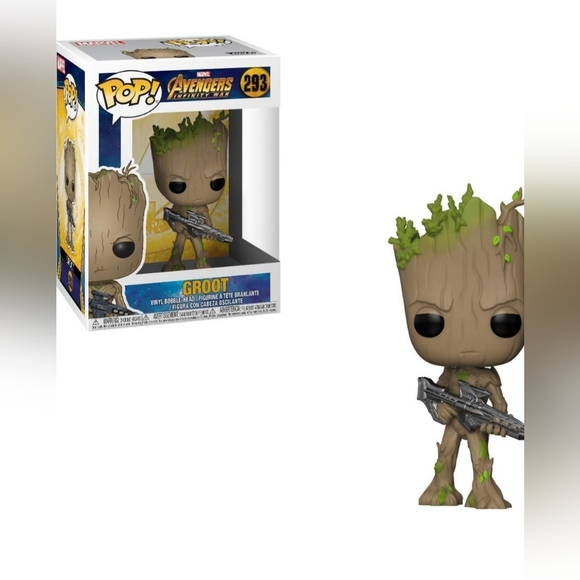 Funko Pop Groot No. 293, Avengers Infinity War - Picture 1 of 5